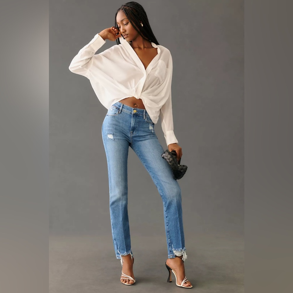 Frame Le High Straight Jeans
